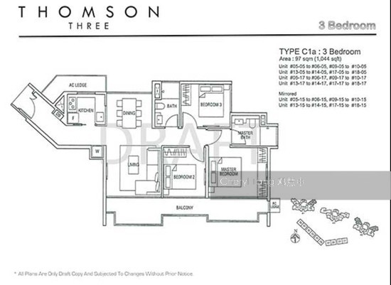 Thomson Three (D20), Apartment #127442932